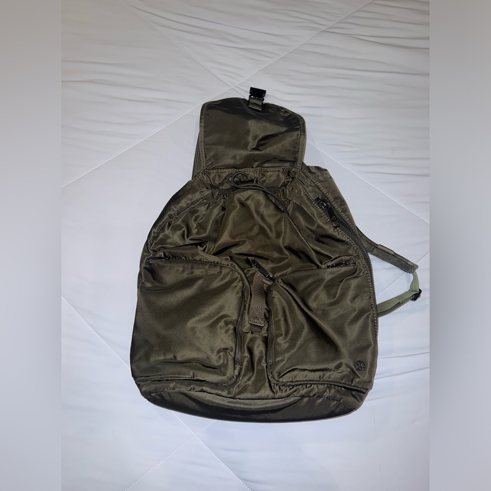 Lululemon Army Green backpack